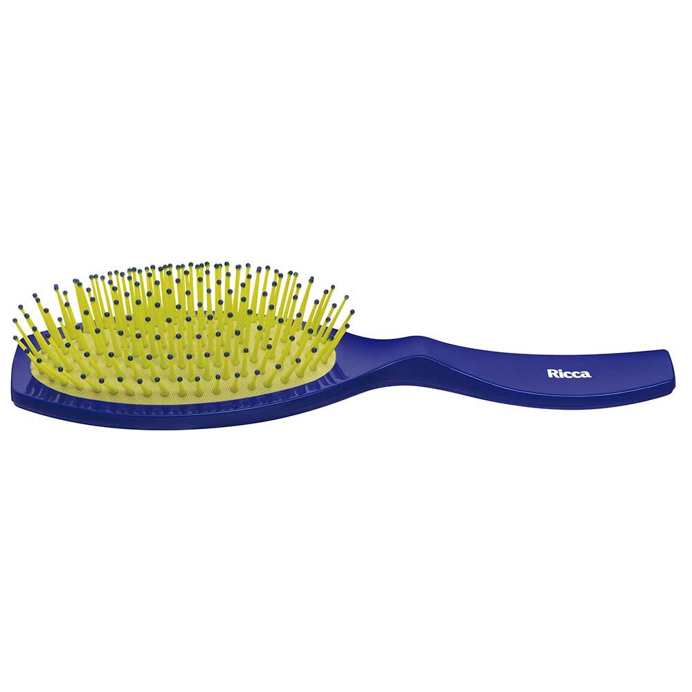 Escova de Cabelo Ricca Oval Blue - 3