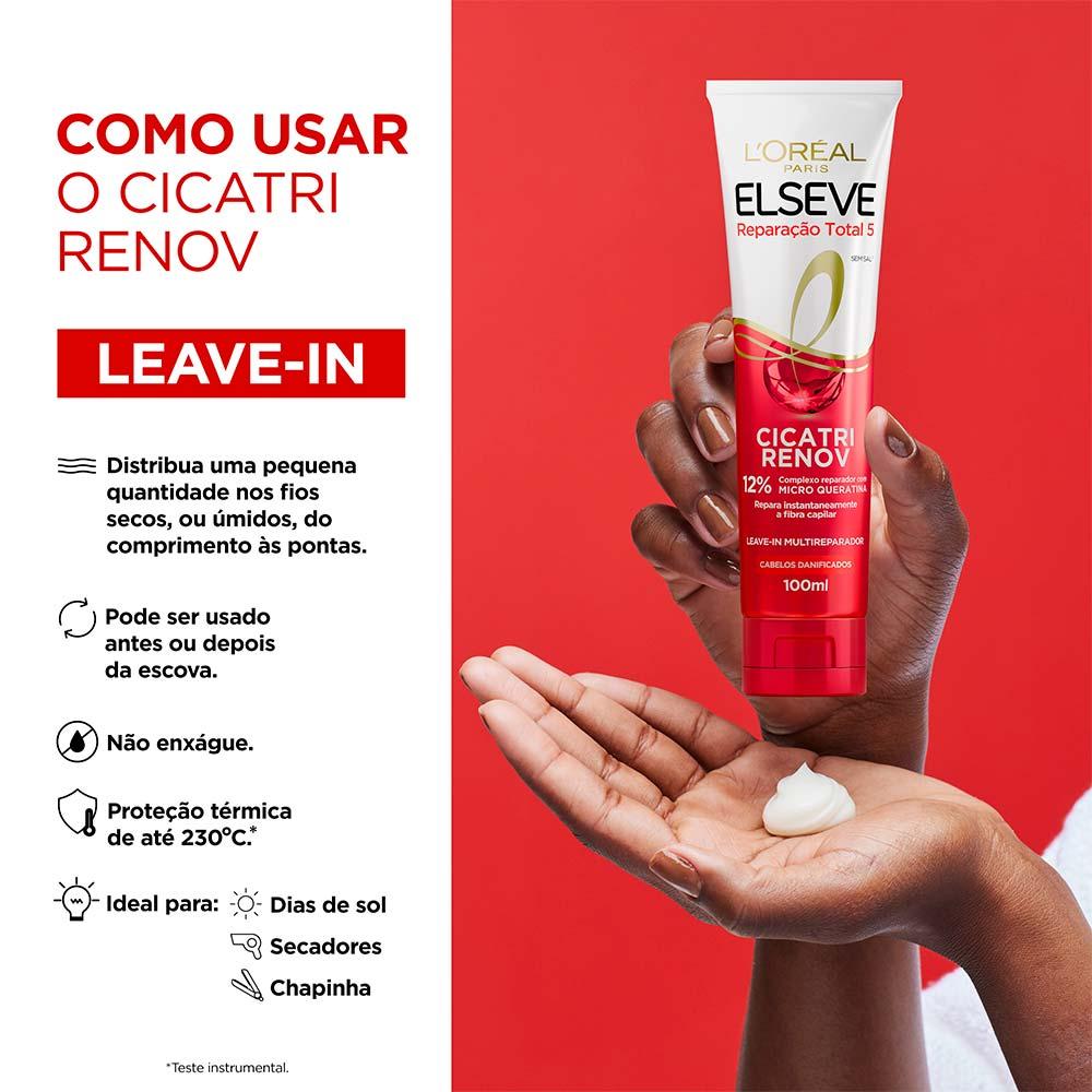Elseve Reparação Total 5 Cicatri Renov Leave-In - 2