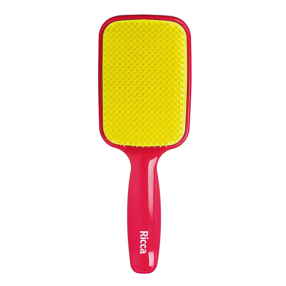Escova de Cabelo Ricca Raquete Para Desembaraçar - Pink - 1