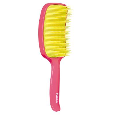 Escova de Cabelo Ricca Raquete Para Desembaraçar - Pink