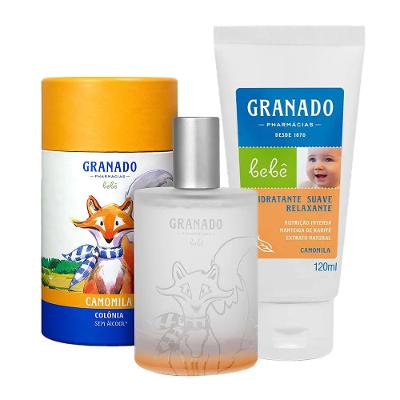 Granado Bebê Camomila - Perfume Infantil + Hidratante Suave Relaxante Kit Presenteável
