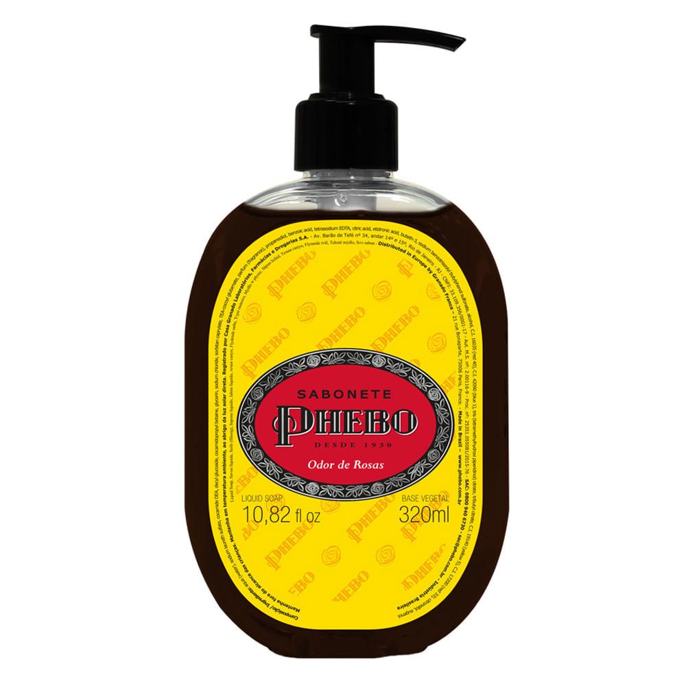 Sabonete Líquido Phebo Odor de Rosas - 1