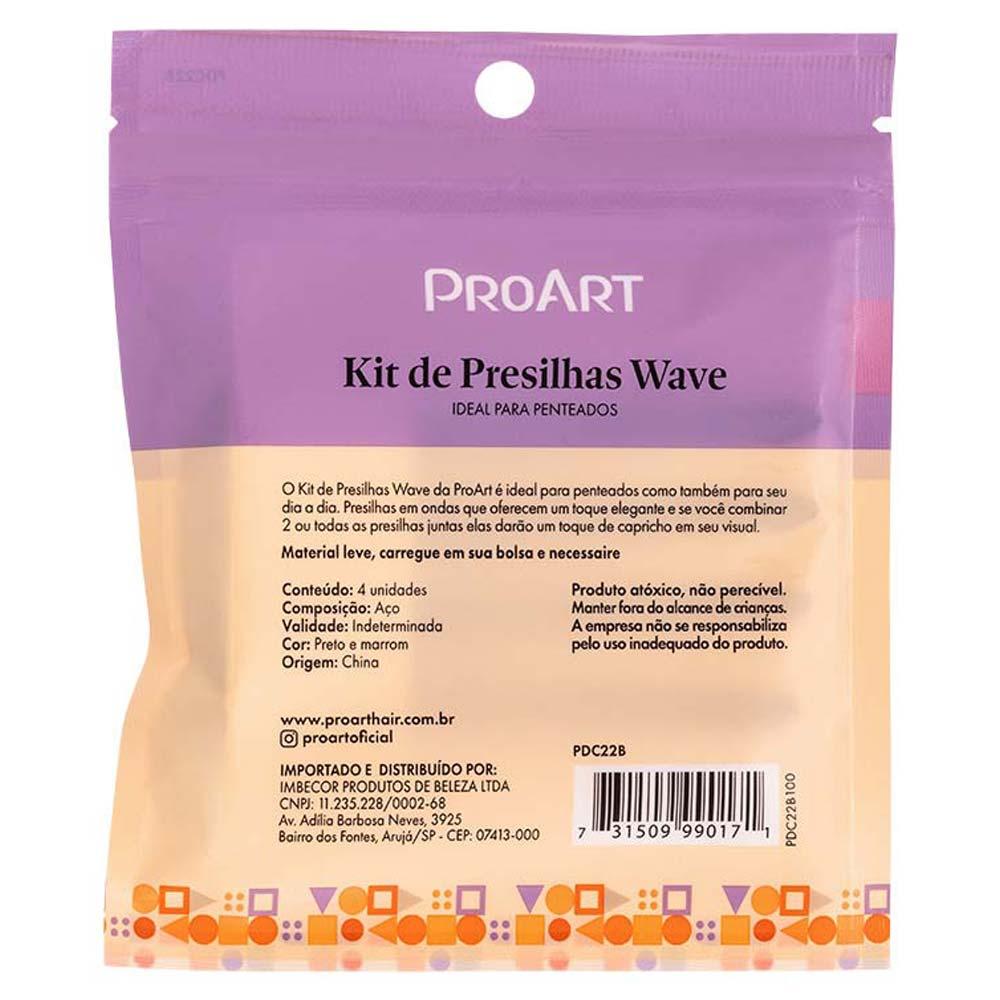 ProArt Presilhas Wave Kit - 4 peças - 4