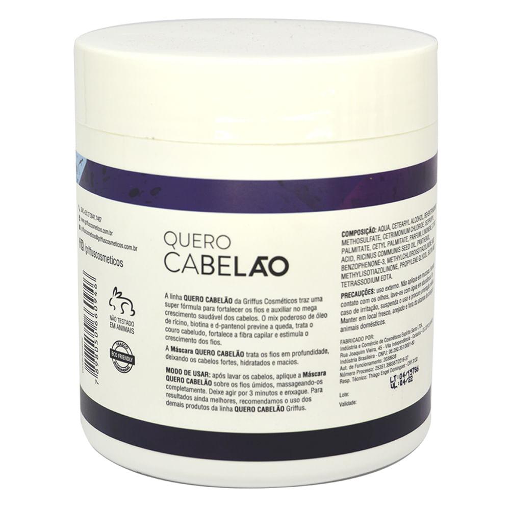 Griffus Quero Cabelão - Máscara Capilar - 2