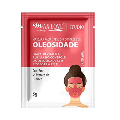 Máscara Facial Peel Off Max Love Sache Controle da Oleosidade