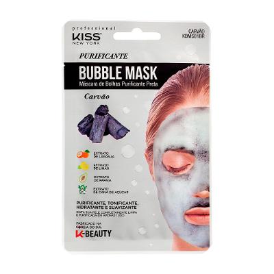 Máscara Facial Kiss NY – Bubble Mask Carvão