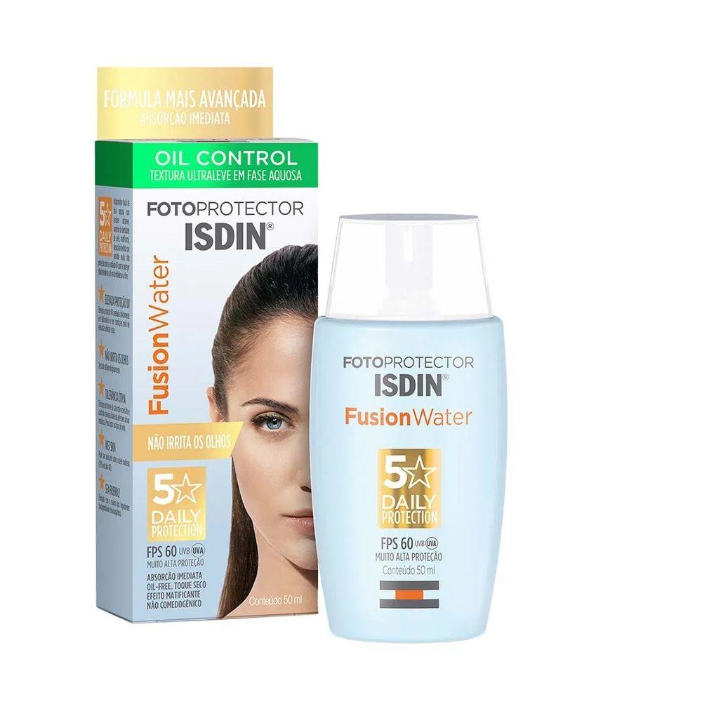 Isdin Kit - Sabonete Líquido Facial Acniben + Protetor Solar Facial Fusion Water 5 Stars FPS60 - 3
