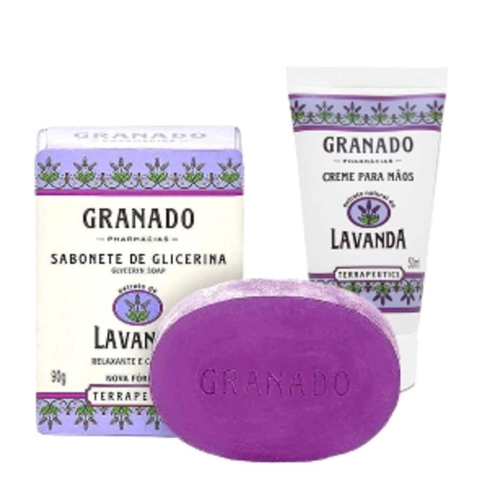 Granado Lavanda – Creme para Mãos + Sabonete em Barra Kit Presenteável - 1