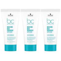 Schwarzkopf BC Clean Performance Moisture Kick Kit Travel Size - Com 3 Máscaras - 1