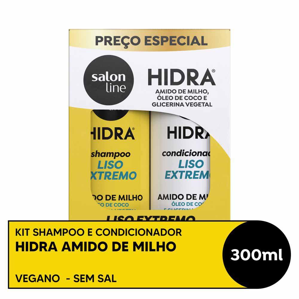 Salon Line Hidra Super Liso Kit - Shampoo + Condicionador - 3
