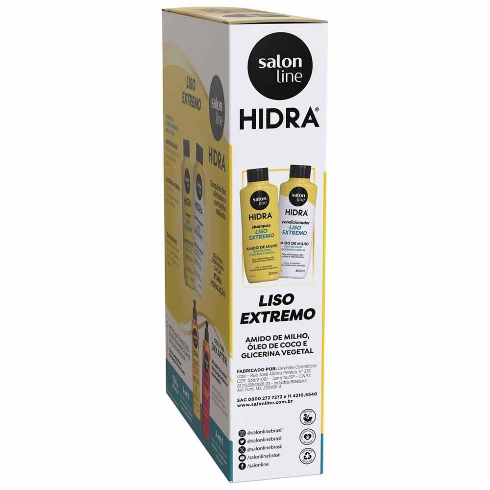 Salon Line Hidra Super Liso Kit - Shampoo + Condicionador - 4