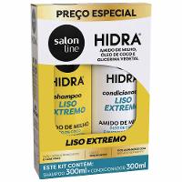Salon Line Hidra Super Liso Kit - Shampoo + Condicionador - 1