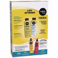 Salon Line Hidra Super Liso Kit - Shampoo + Condicionador - 2