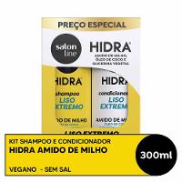 Salon Line Hidra Super Liso Kit - Shampoo + Condicionador - 3