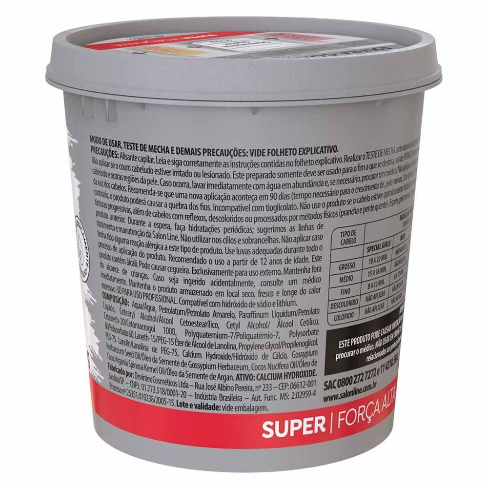 Guanidina Extra Conditioning Relaxer Salon Line Alisa e Relaxa - 3