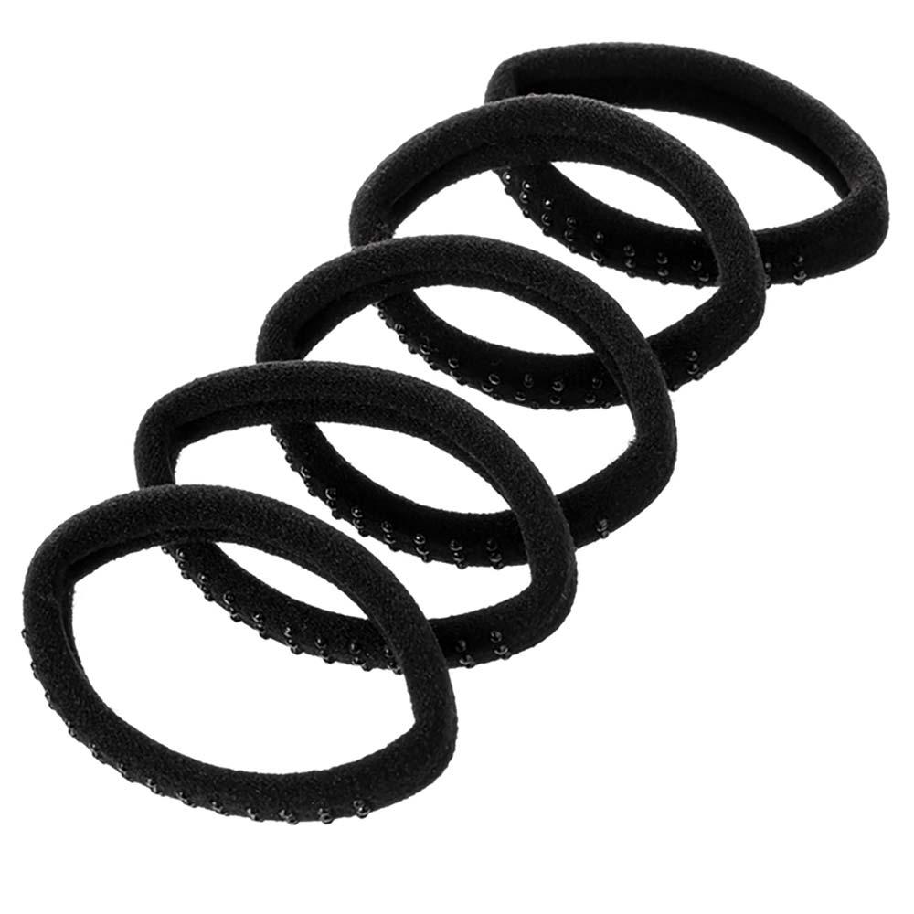 Elásticos de Cabelo Sem Metal Proart Preto Com Pedrinhas - 1