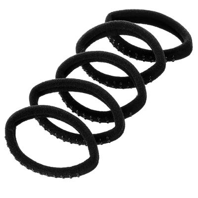 Elásticos de Cabelo Sem Metal Proart Preto Com Pedrinhas