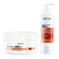 Vichy Kera Solutions Kit – Shampoo + Máscara Capilar Para Cabelos Danificados - 1