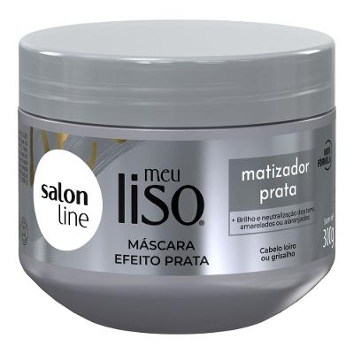 Salon Line Meu liso Matizador Prata Máscara