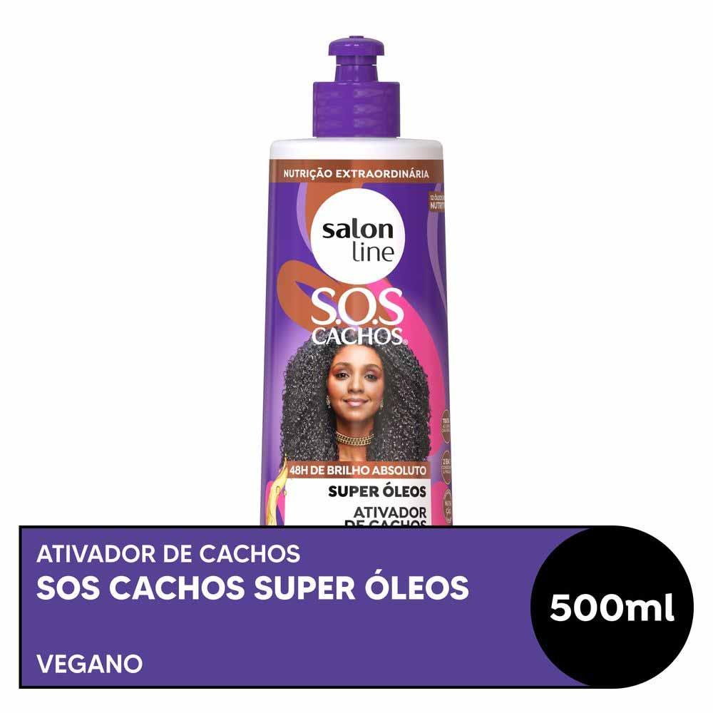 Salon Line S.O.S Cachos Super Óleos Nutritivos - Ativador de Cachos - 2