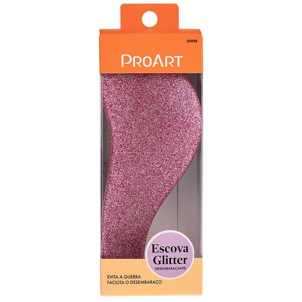 Escova de Cabelo Glitter Desembaraçante Proart - 3