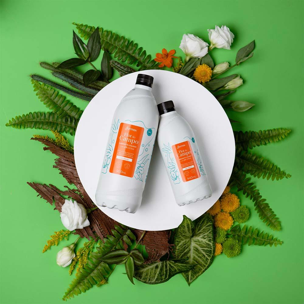 Sabonete Líquido Refil Farmax Flor do Campo - 3