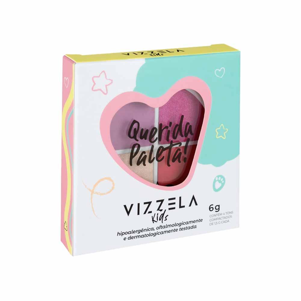 Paleta de Sombras Infantil Vizzela Kids Querida Paleta - 4