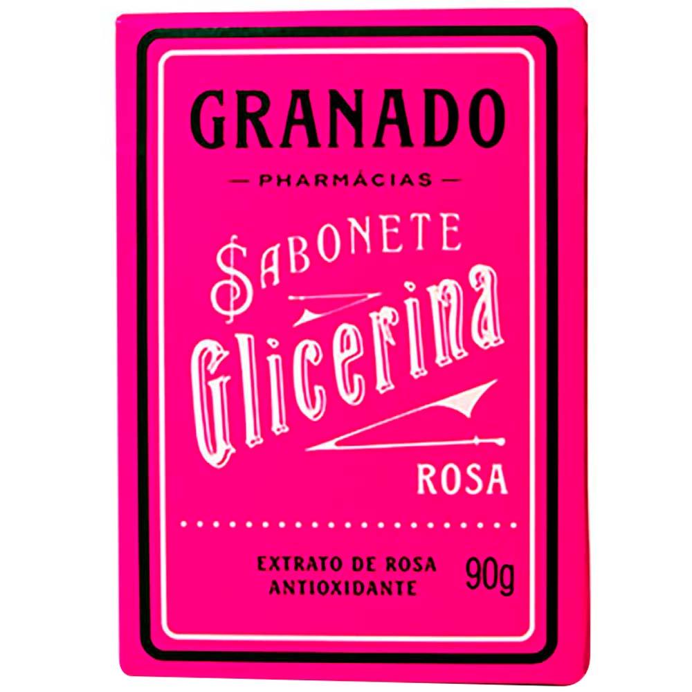 Sabonete de Glicerina Granado Rosa - 1
