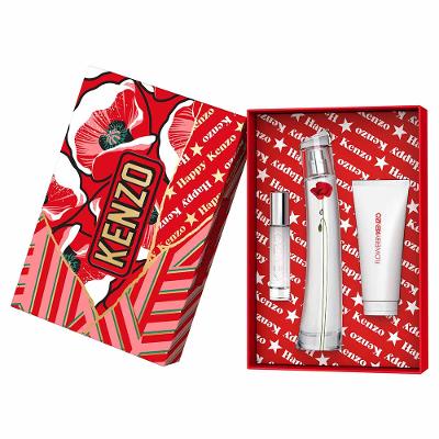 Kenzo Flower By Kenzo La Recolte Parisienne Coffret Perfume Feminino EDP + Travel Size + Loção Corporal