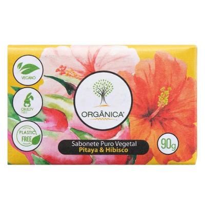 Sabonete em Barra Vegetal Orgânica Pitaya e Hibisco