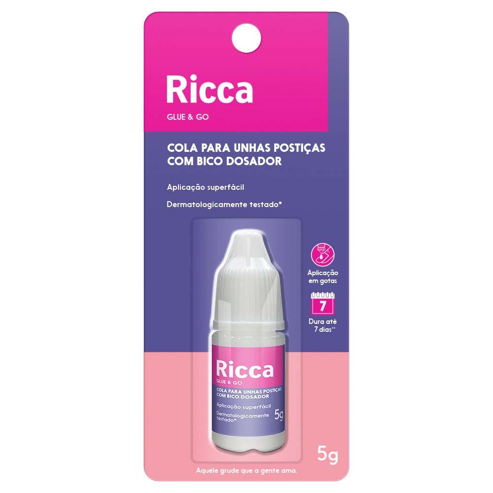 Cola para Unhas Postiças Ricca - Glue & Go - 2