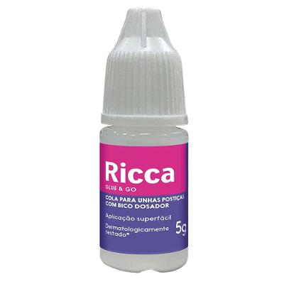 Cola para Unhas Postiças Ricca - Glue & Go