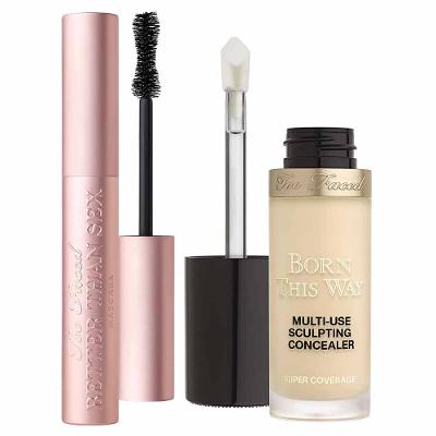 Too Faced Kit - Máscara de Cílios + Corretivo Líquido Porcelain