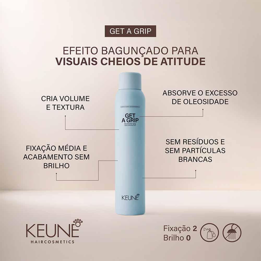 Keune Style Get A Grip Spray de Texturização - 2