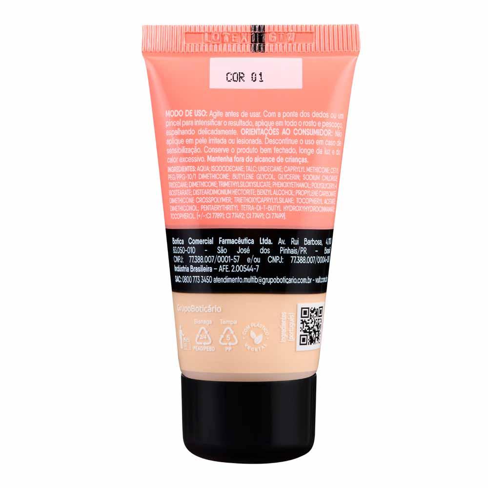 Base Líquida Alta Cobertura Vult - Matte Hidraluronic - 3