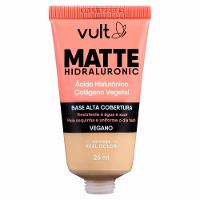 Base Líquida Alta Cobertura Vult - Matte Hidraluronic - 1