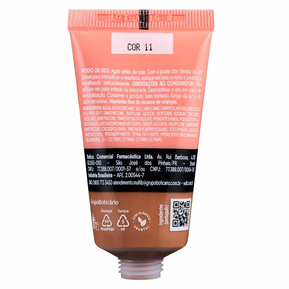 Base Líquida Alta Cobertura Vult - Matte Hidraluronic - 3