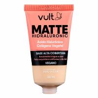 Base Líquida Alta Cobertura Vult - Matte Hidraluronic - 1