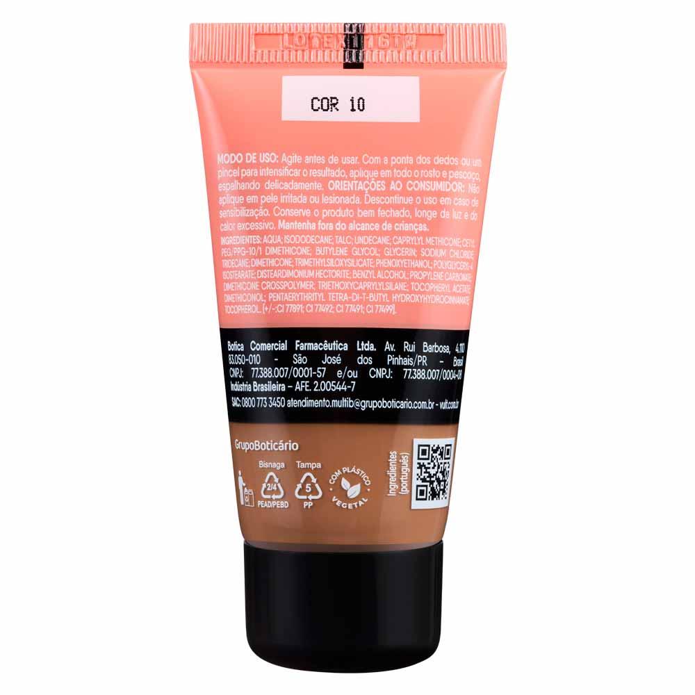 Base Líquida Alta Cobertura Vult - Matte Hidraluronic - 3