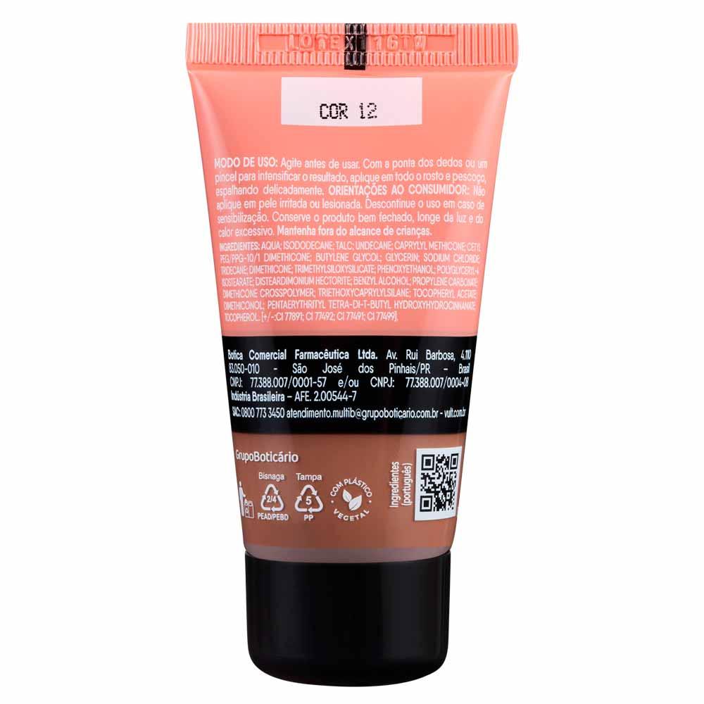 Base Líquida Alta Cobertura Vult - Matte Hidraluronic - 3