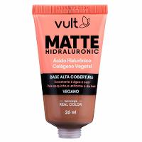 Base Líquida Alta Cobertura Vult - Matte Hidraluronic - 1