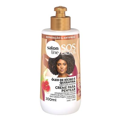 Salon Line SOS Óleo de Rícino e Queratina Creme de Pentear