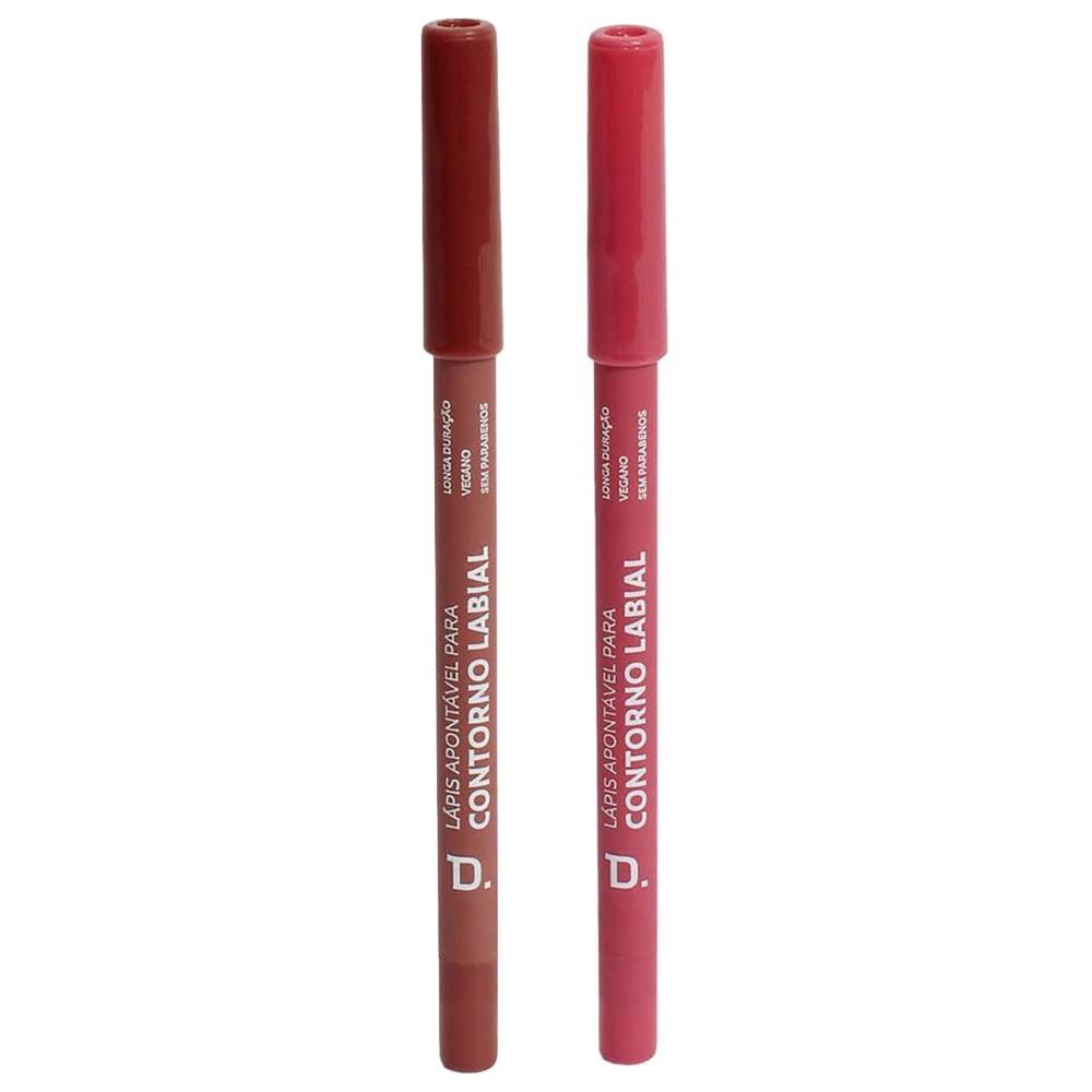 Dailus Kit - Lápis para Contorno Labial Taupe e Rose - 1