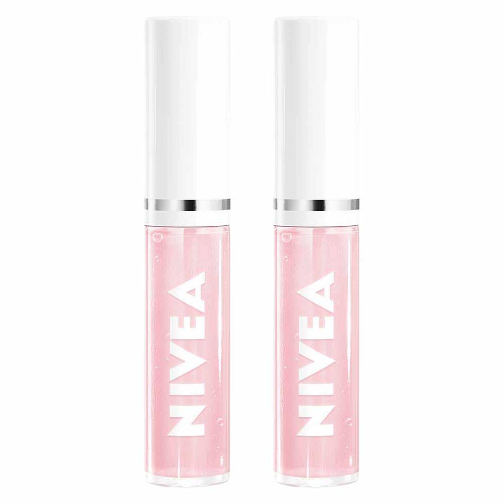 NIVEA Hidratante Labial Lip Oil Brilho Nutritivo Kit com 2 Unidades Natural Glow - 1