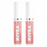 NIVEA Hidratante Labial Lip Oil Brilho Nutritivo Kit com 2 Unidades Rosé - 1
