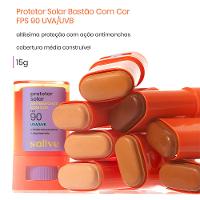 Protetor Solar Bastão Sallve Antimanchas com Cor Fps 90