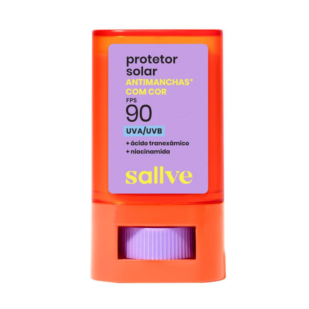 Protetor Solar Bastão Sallve Antimanchas com Cor Fps 90 - 1