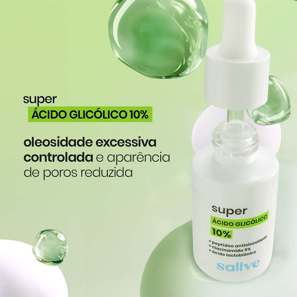 Sérum Facial Sallve Super Ácido Glicólico 10% - 3