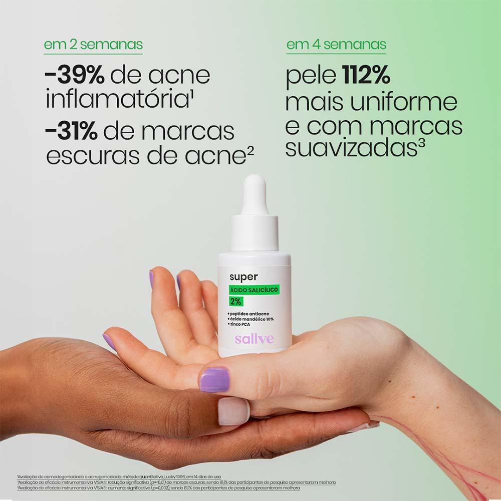 Sérum Facial Sallve Ácido Salicílico 2% - 4