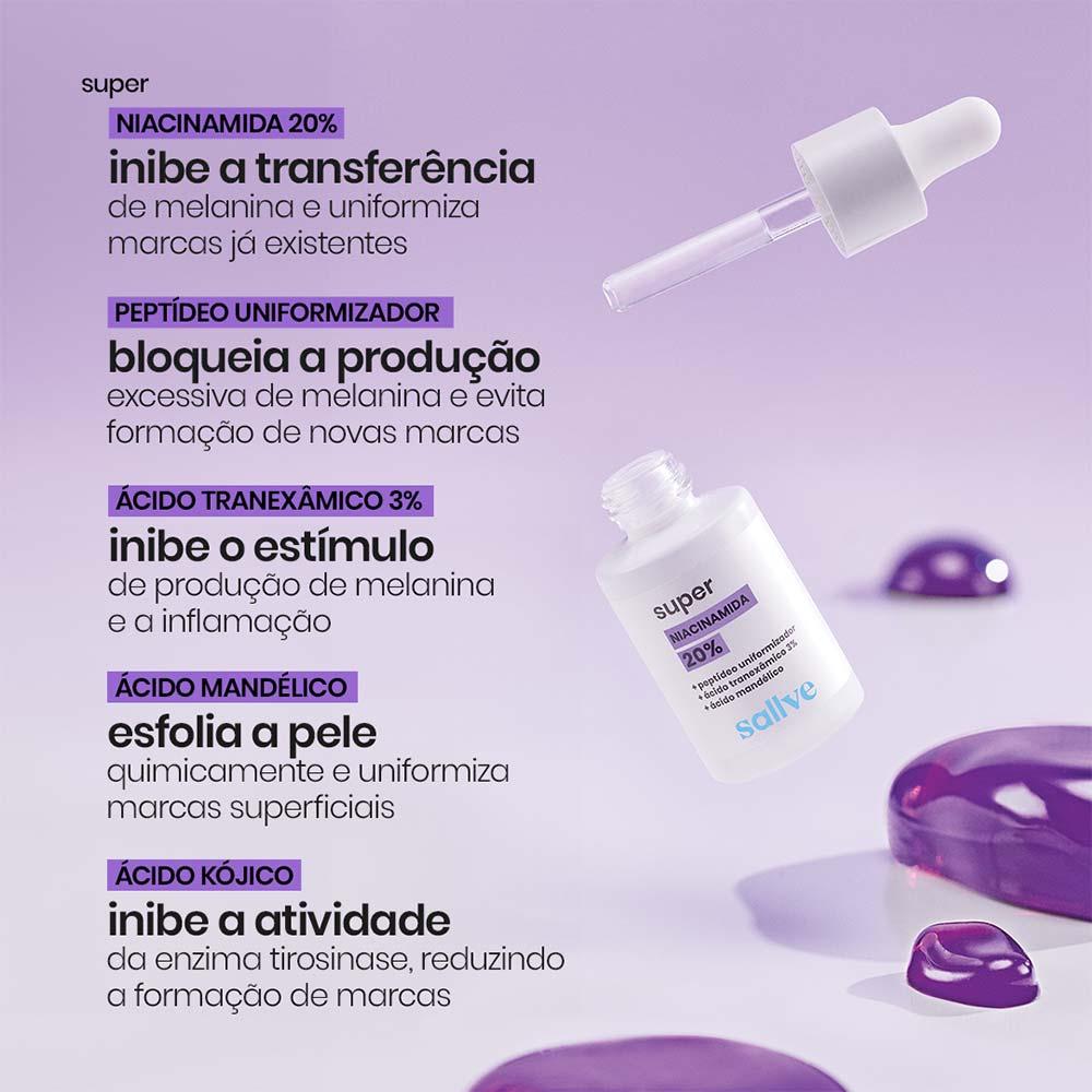 Sérum Facial Sallve Super Niacinamida 20% - 5
